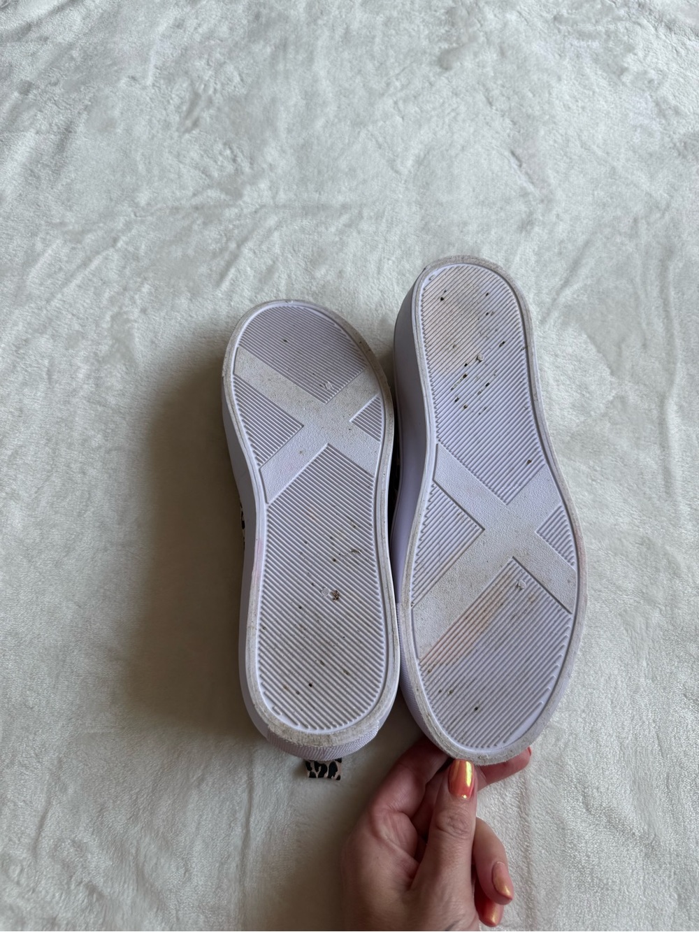 ASOS Leopard-Print Slip-On Sneakers in Blush and Black - Picture 5 of 7